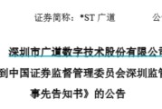 万年黄历顶格重罚！*ST广道实控人被终身市场禁入